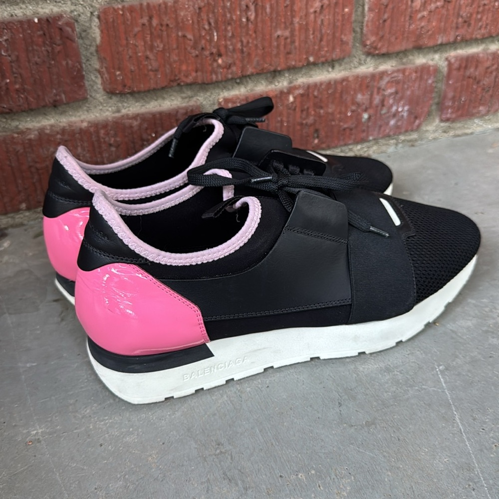 Balenciaga Neoprene/ Leather Tess S Gomma Sneakers - Picture 4 of 9